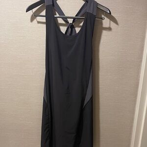 L.L. Bean Elegant Black and Gray athleisure  Dress